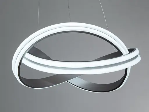 Підвісна LED люстра Romin Diasha 115Вт коричнева 19м² - фото 3