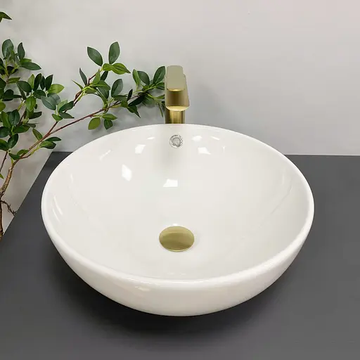 Умивальник VBI Brunico S white накладний VBI-015201, Білий - фото 4