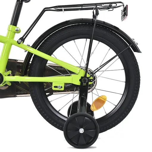 Велосипед дитячий MB 14013-1, 14 дюймів, салатовий - фото 2