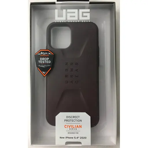 Оригинальный противоударный чехол UAG Civilian для iPhone 12 Mini (5.4") Eggplant (11234D114949) - фото 2