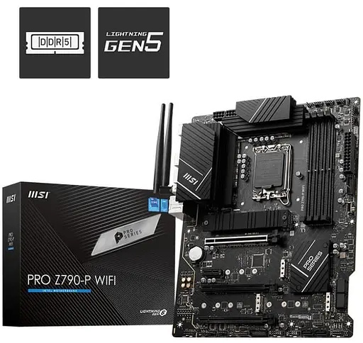 Материнская плата MSI PRO Z790-P WIFI (PRO Z790-P WIFI) (Socket 1700, Intel Z790, ATX) - фото 5