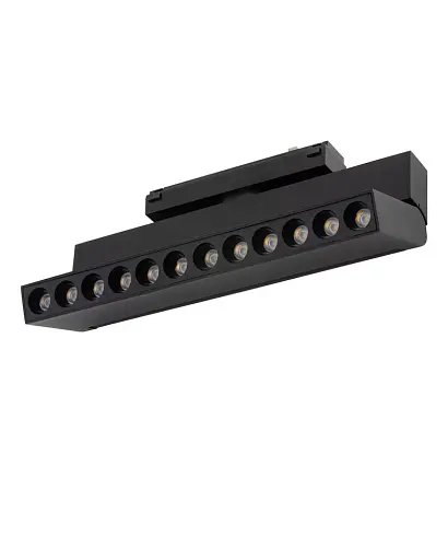 Магнитный трековый светильник Nowodvorski 11338 UT-LVM Focus Out LED 1x12W 4000K 1000Lm IP20 черный - фото 1