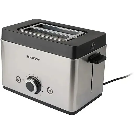 Тостер Silver Crest STT 850 silver с насадкой для булочек, размораживанием и регулировкой степени поджаривания - фото 3