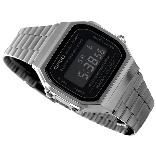 Чоловічі наручні годинники Casio Collection A168WEGG-1AEF оригінальні японські зі сталевим браслетом - фото 3