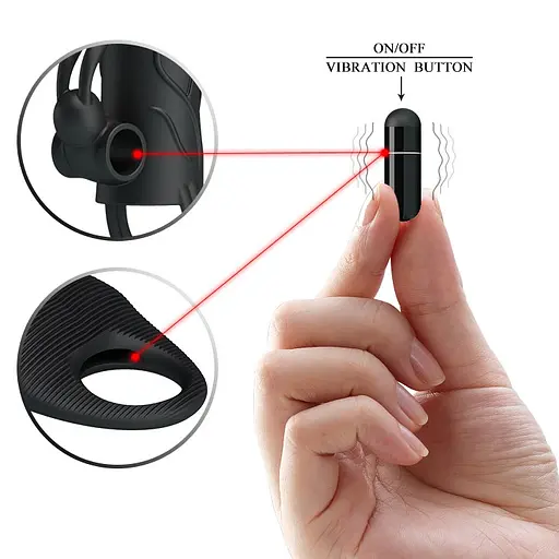 Набір секс іграшок Pretty Love Master Hunter 4 шт. чорний - фото 5