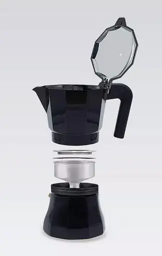 Гейзерна кавоварка Maestro MR1658-3 кавник гейзерного типу 150 мл на 3 чашки - фото 2