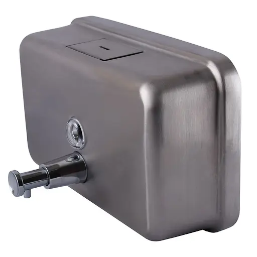 Дозатор для рідкого мила Hotec 13.113 Stainless Steel, Хром матовий - фото 1