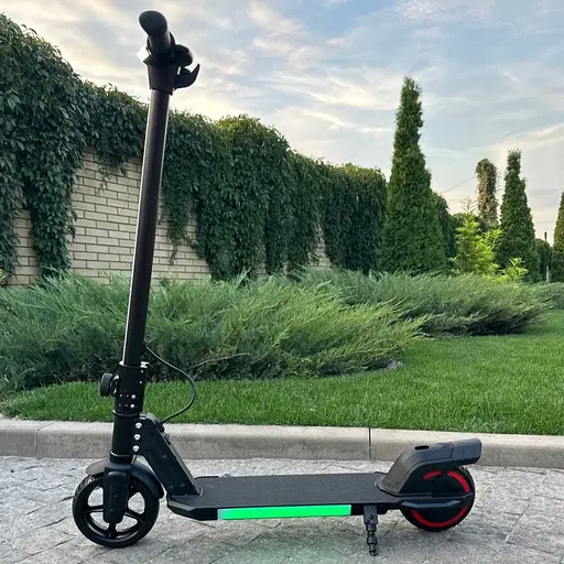 Детский электросамокат GIANT ES2 LED Max черный с LED-подсветкой (модель 2025 года) - фото 7