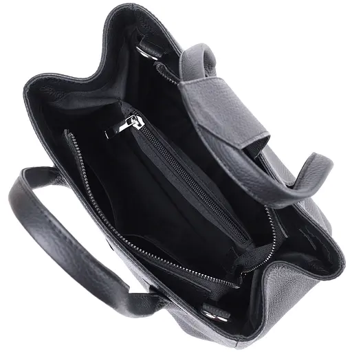 Женская сумка Shvigel с двумя ручками из натуральной кожи 26.5х20.5х13.5 см sum0029007 - фото 7