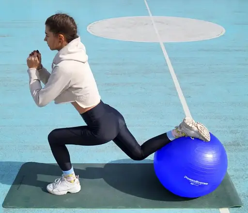 М'яч для фітнесу (фітбол) Power System PS-4012 Ø65 cm PRO Gymball Blue (PS-4012_65cm_Blue) - фото 2