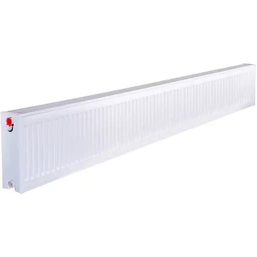 Радіатор сталевий панельний Kalite 22 низ/справа 300x2200 (без INNER) 000022642, Білий - фото 1