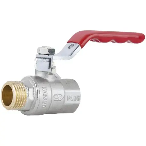 Кран шаровой Thermo Alliance Standart 1/2" ВН прямой, PN40, рычаг SD605NW15PN40 - фото 1