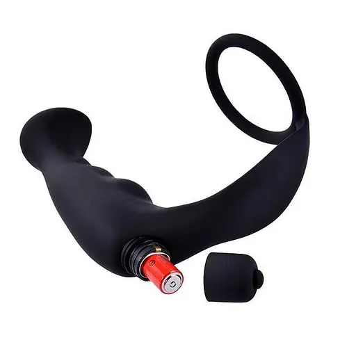 Анальний вібромасажер простати Roger-4 Чорний K000575 - фото 6