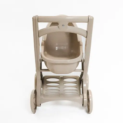 Коляска для ляльок з люлькою Doloni 0121/02eco бежевий - фото 3