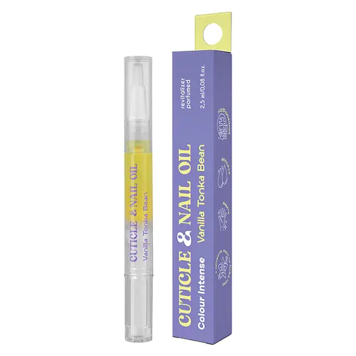 Відновлювальна олія для кутикули Colour Intense Сuticle & Nail Ваніль і боби тонка 2.5 мл