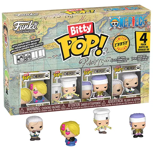 Набір ігрових фігурок Funko Bitty Pop! серії "Великий куш" - Санджі в асортименті (86894)