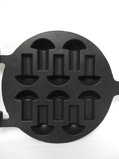 Форма для выпечки грибочков "Гвоздики" с антипригарным / тефлоновым покрытием - 10 грибочков, ХЕАЗ 81867 - фото 6