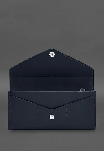 Кожаный клатч (портмоне) на кнопке 5.0 - фото 3