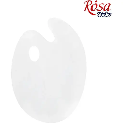 Палитра Rosa Studio деревянная овальная МДФ грунтованная 25х35 см.  - фото 1