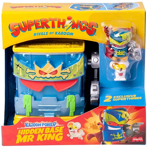 Игровой набор SuperThings серии Kazoom Power - Скрытая база Мистера Кинга (PSTSP112IN240)