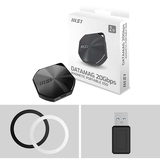Накопитель SSD MSI SSD 2TB MAGNETIC DATAMAG Black (S78-440Q870-P83) - фото 6