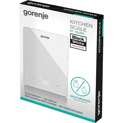 Ваги кухонні Gorenje KT10LBW White [147733] - фото 4