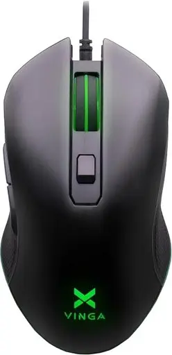Мышь Vinga MSG-115 USB Black (MSG-115 Black) - фото 1