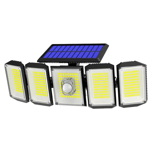Світильник-прожектор Works GSL-FL10W-65K на сонячних панелях IP65, 2400 mAh 33.5х4.5х10.5 cм (145927)