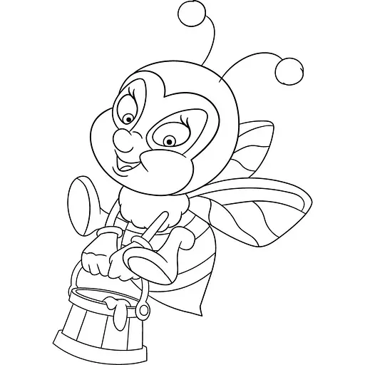 Роспись по холсту "Пчелка" Art Craft 15045-AC 25х30 см - фото 2