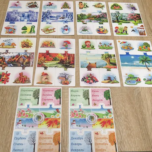 Настольная игра "Времена года" 0567 от 3 лет - фото 3