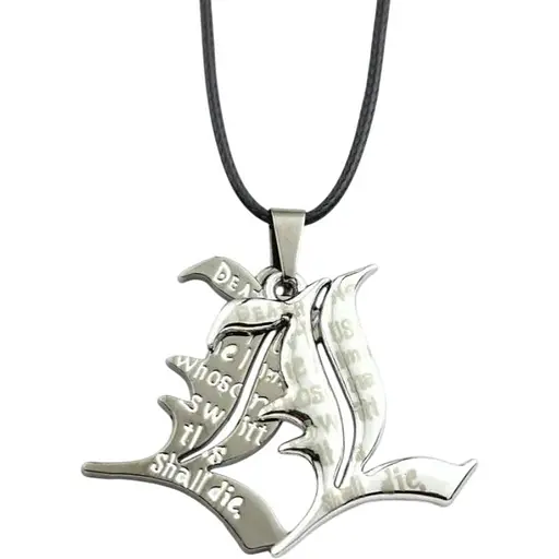 Кулон GeekLand Death Note L Зошит смерті Л DN 22.93.839 - фото 1