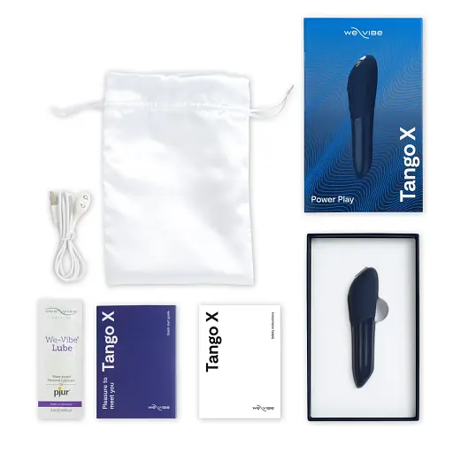Вибратор We-Vibe Mini Stymulator Tango X 10 см синий - фото 12
