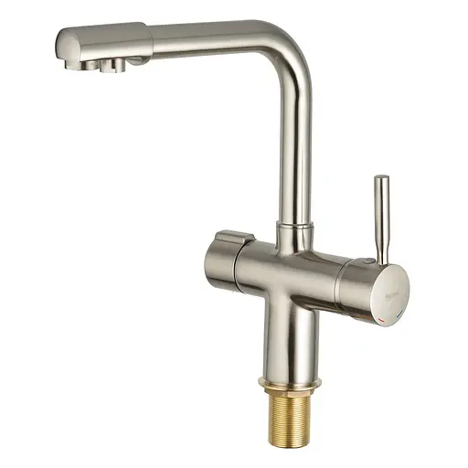 Смеситель для кухни Haiba HANS 021 нержавейка (HB0817) - фото 1