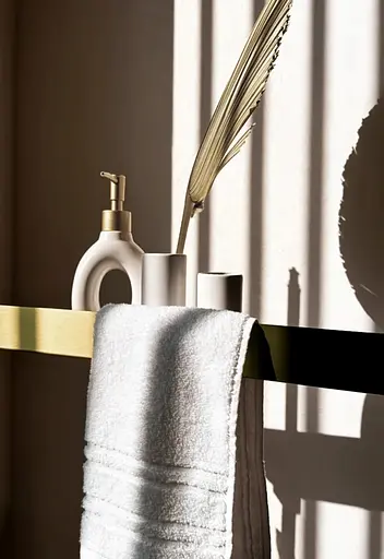 Полка для ванны Rea SF02 60 brushed gold REA-06011, Золотой - фото 5