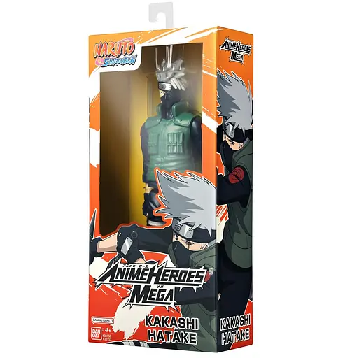Bandai Рухома фігурка Хатаке Какаші HEROES MEGA з аніме Наруто / Naruto - фото 4