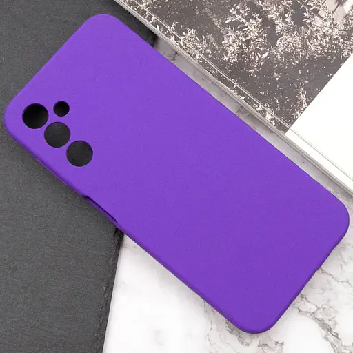 Чохол Lakshmi Silicone Cover Full Camera AAA для Samsung Galaxy A14 4G/5G Фіолетовий/Amethyst - фото 5