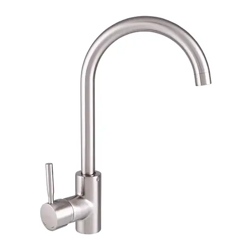 Змішувач для кухні Haiba Hans 011 HB3916 Нержавіюча сталь - фото 1