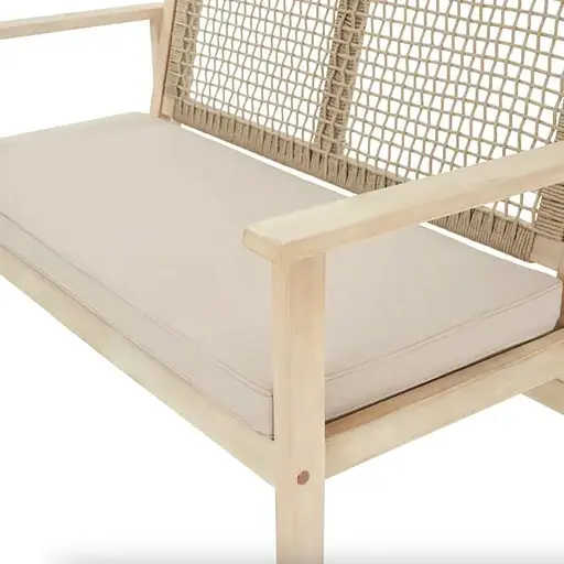 Садовая скамейка Di Volio Teracina со спинкой бежевый - фото 6