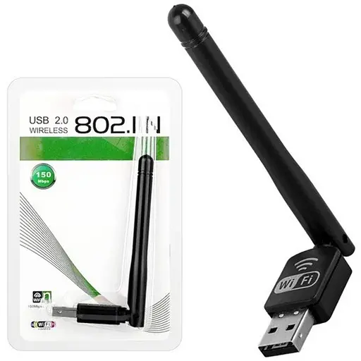 Бездротовий USB Wi-Fi адаптер Pix-Link LV-UW10-2DB чіп RTL8188 чорний (17621) - фото 4
