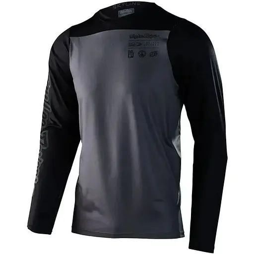 Велоджерси Troy Lee Designs Skyline LS Chill Jersey Mono Charcoal S (1106-353931002)
