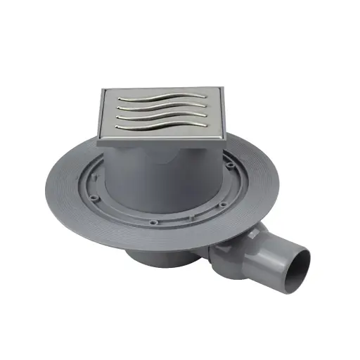 Душевой трап Pestan Confluo Dry-1 горизонтальный с фланцем 10х10 см (240159) - фото 1