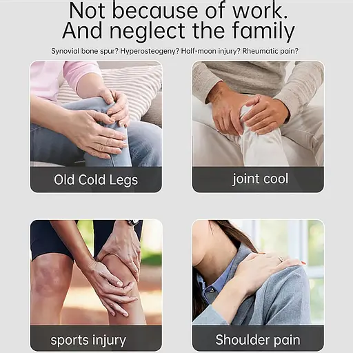 Массажер для колен с подогревом, грелка для колен при артрите, беспроводные аккумуляторные грелки для колен, грелка для обезболивания колен - фото 6