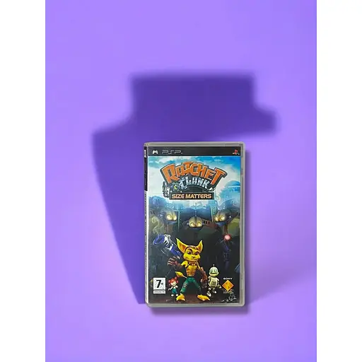 Лицензионный диск на PSP лицензия Ratchet & Clank: Size Matters