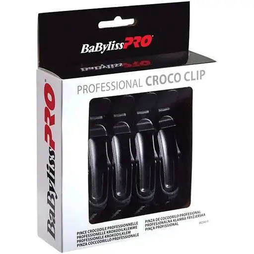 Затискач перукарський BaByliss PRO Croco Clip M2941E 6 шт