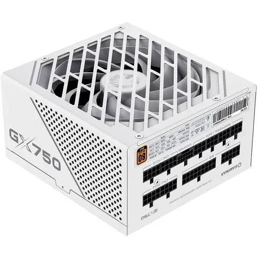 Блок живлення GameMax 750W White GX-750 PRO WH 80+ Gold (ATX3.0 PCIe5.0) (GX-750 PRO WH (ATX3.0 PCIe5.0)) - фото 2