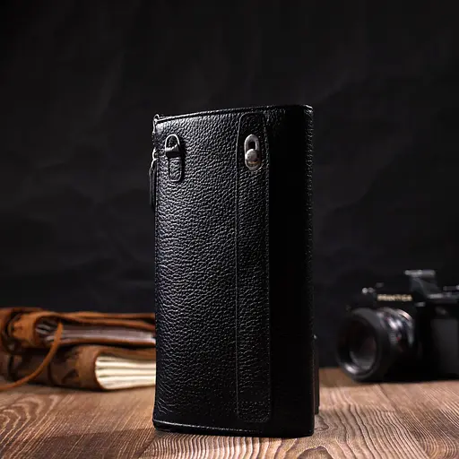 Шкіряна чоловіча сумка Bond 11,5х20,5х3 см sum0023575 - фото 7