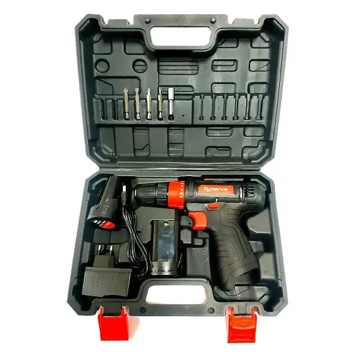 Шуруповерт аккумуляторный Narva NCD-12 кейс 2 Ah 12 В 2 АКБ и ЗУ 30412 - фото 3