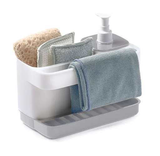 Кухонный органайзер с дозатором для моющего средства Snips, бело-серый - фото 6