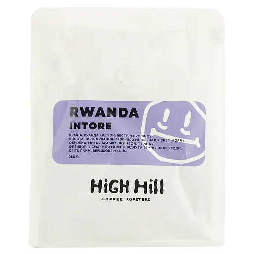 Кофе в зернах High Hill Coffee Roasters Rwanda Intore omi 250 г - фото 2