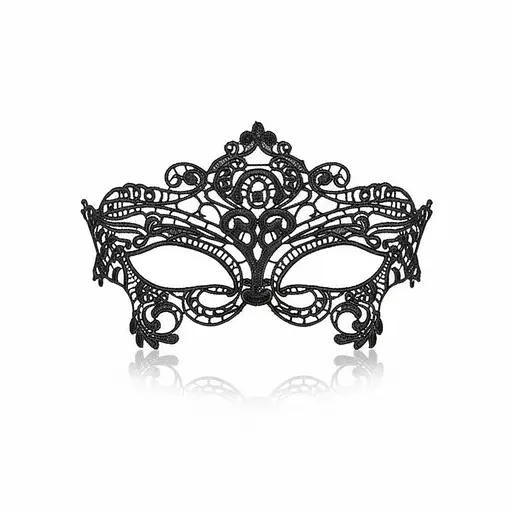 Еротична маска на очі чорна One size (K0072-1) - фото 2